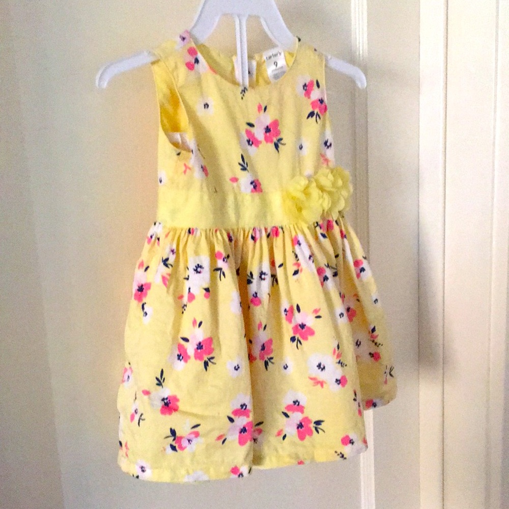 9m old carters floral dress